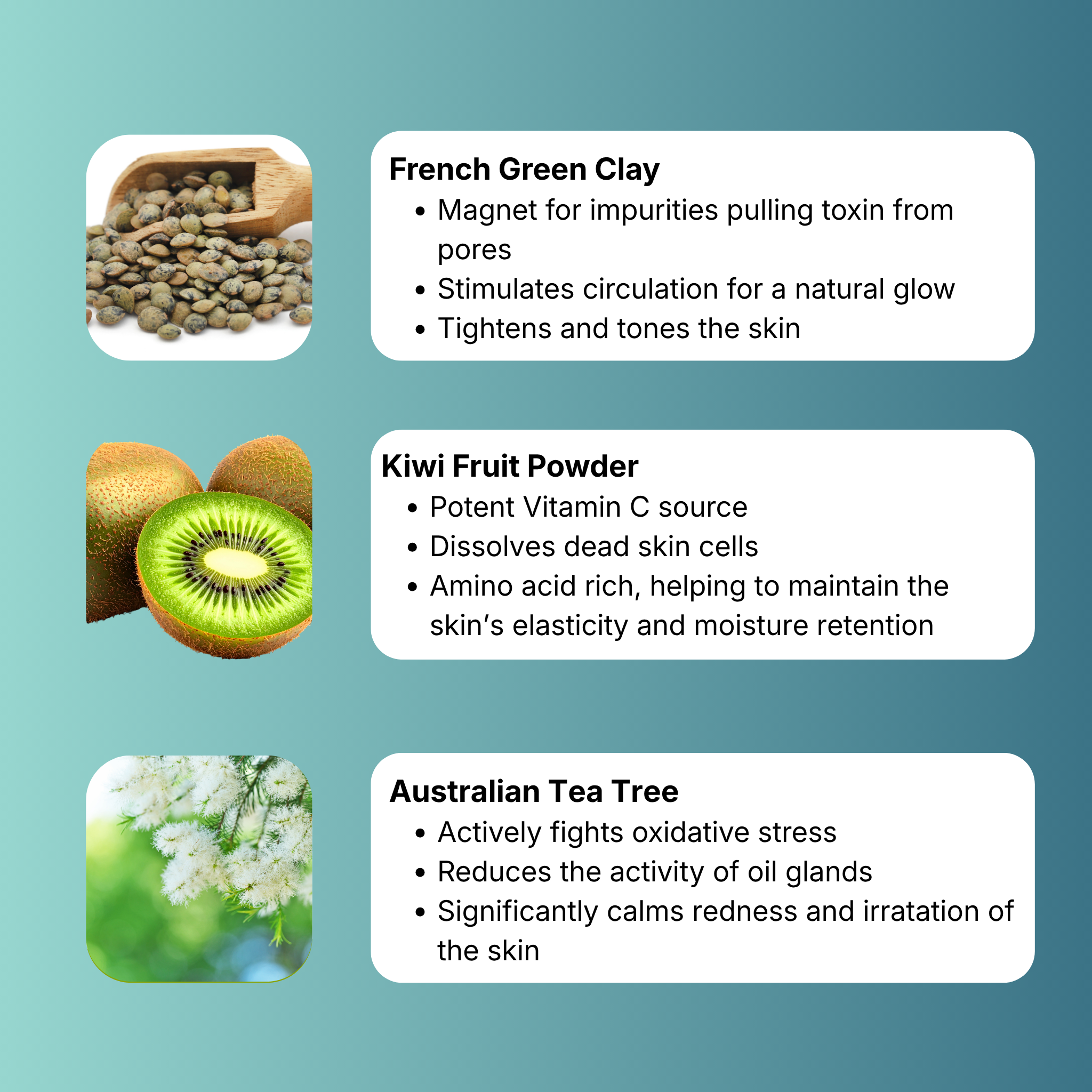 KIWI CLAY RESET - 2-in-1 Enzyme Scrub + Clay Mask