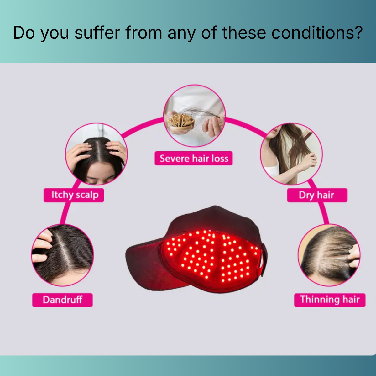 RED LIGHT THERAPY CAP by Pure Harmonia