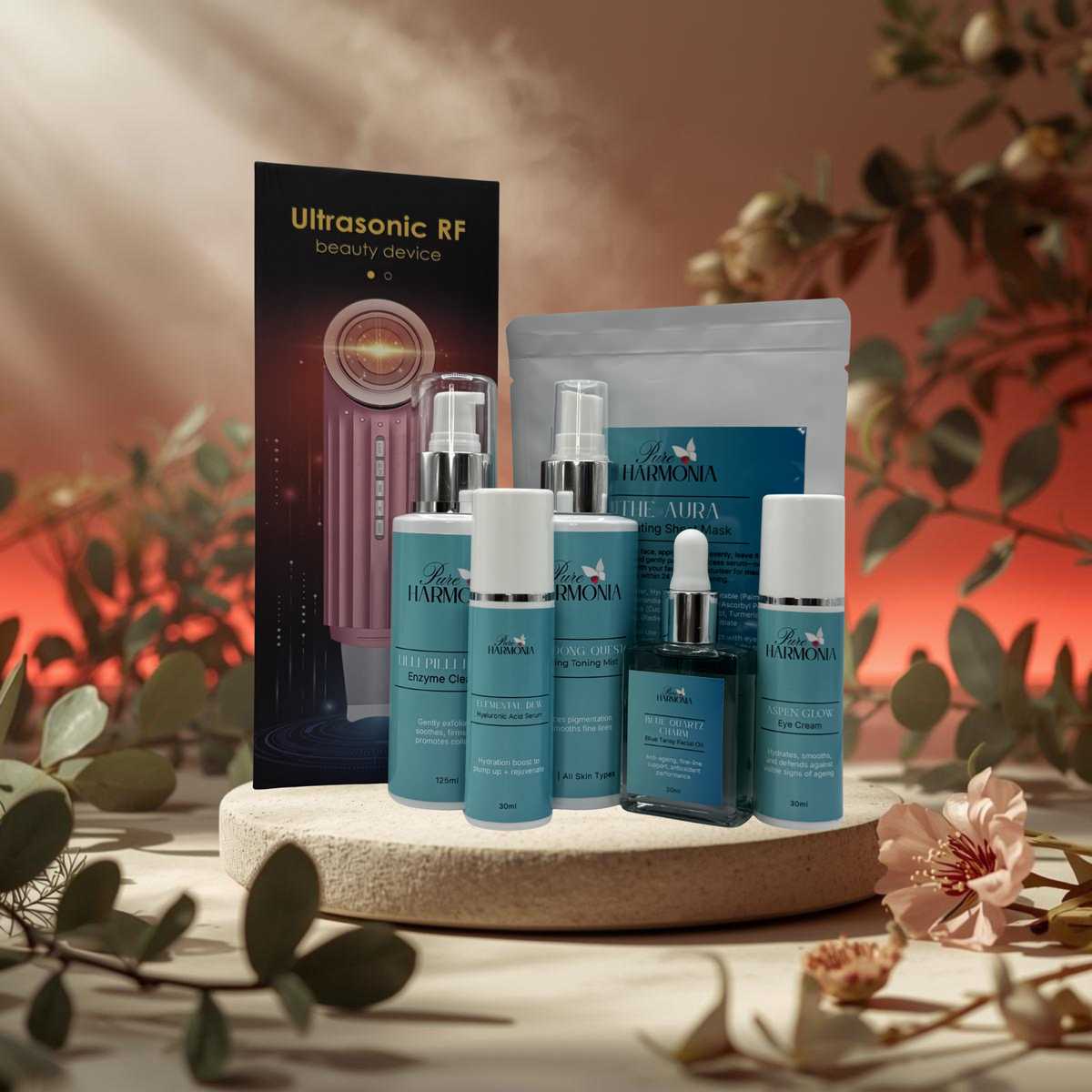 EXCLUSIVE FOUNDER'S COLLECTION 3 - The Soothe and Balance Ritual with Rose Revive 5 lifestyle detail - Pure Harmonia
