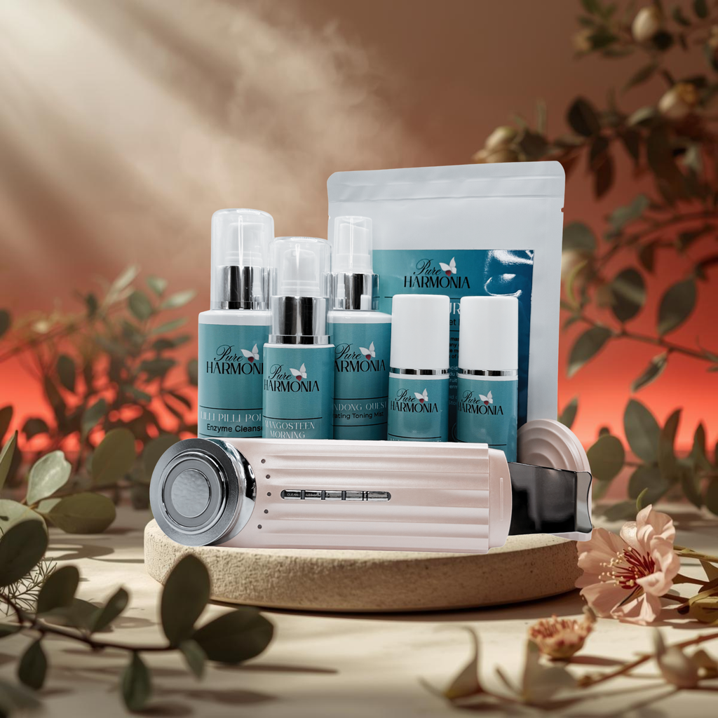 EXCLUSIVE FOUNDER'S COLLECTION 1 - The Bright and Glow Ritual with Rose Revive 5 lifestyle detail - Pure Harmonia
