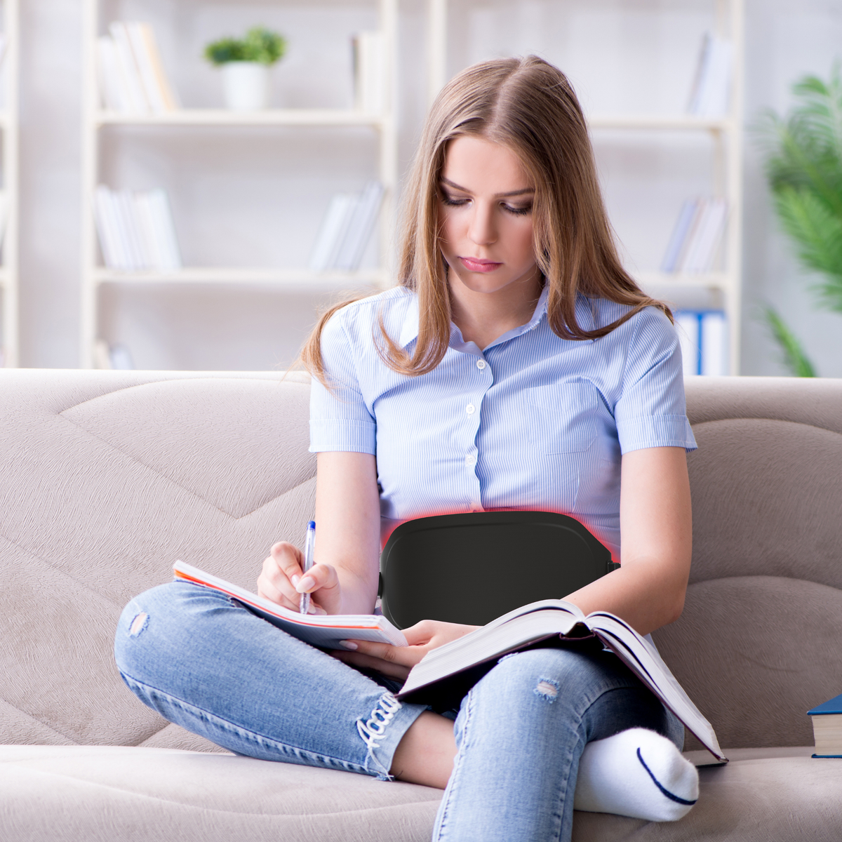 MULTIFUNCTIONAL RED LIGHT THERAPY STOMACH OR BACK BELT by Pure Harmonia