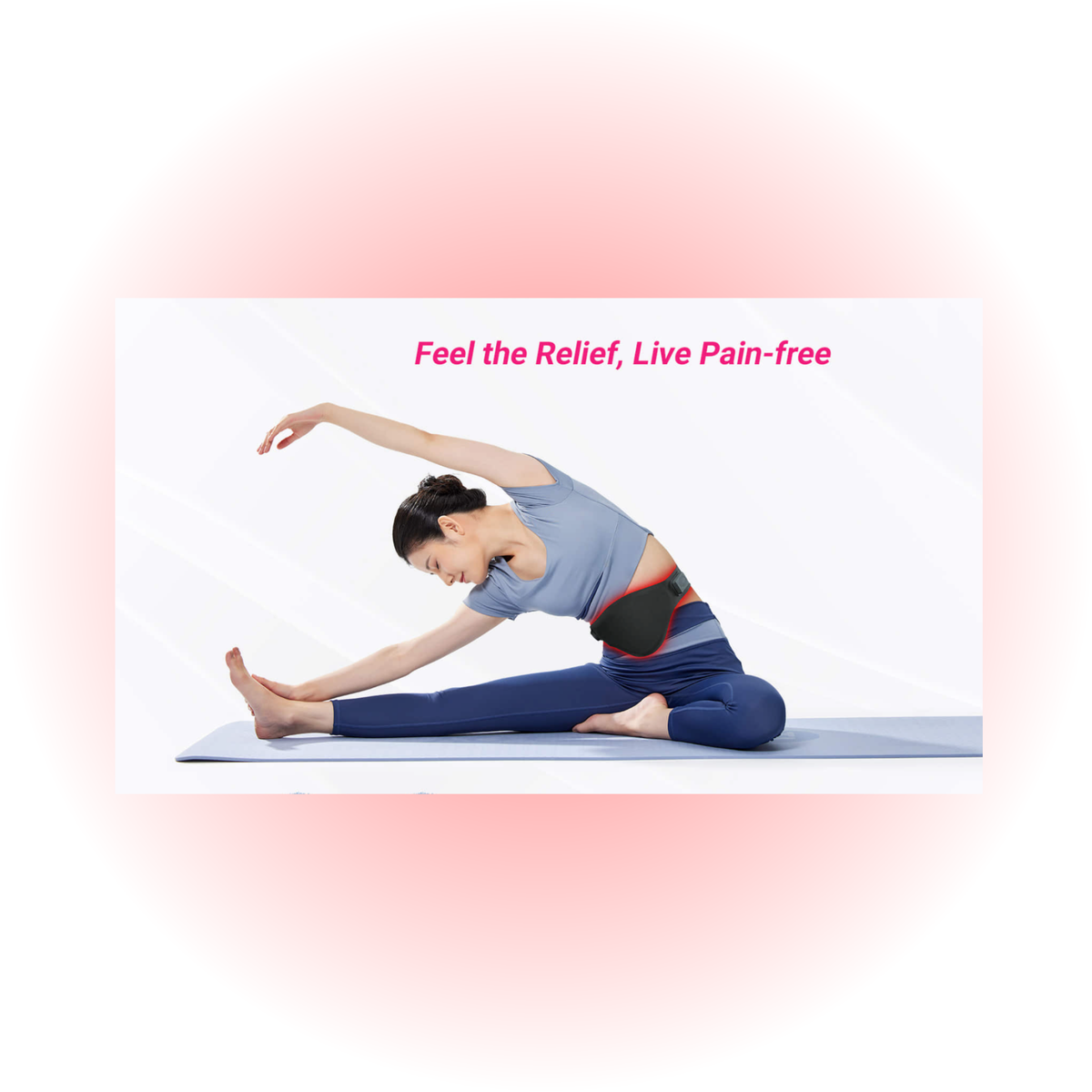 MULTIFUNCTIONAL RED LIGHT THERAPY STOMACH BELT by Pure Harmonia